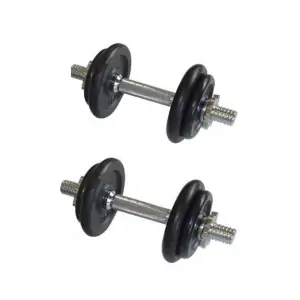 BARRA CON DISCOS 10 KG