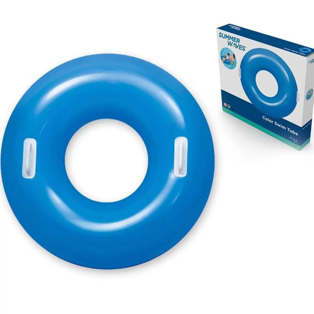 Flotador Hinchable Azul circular 114 cm