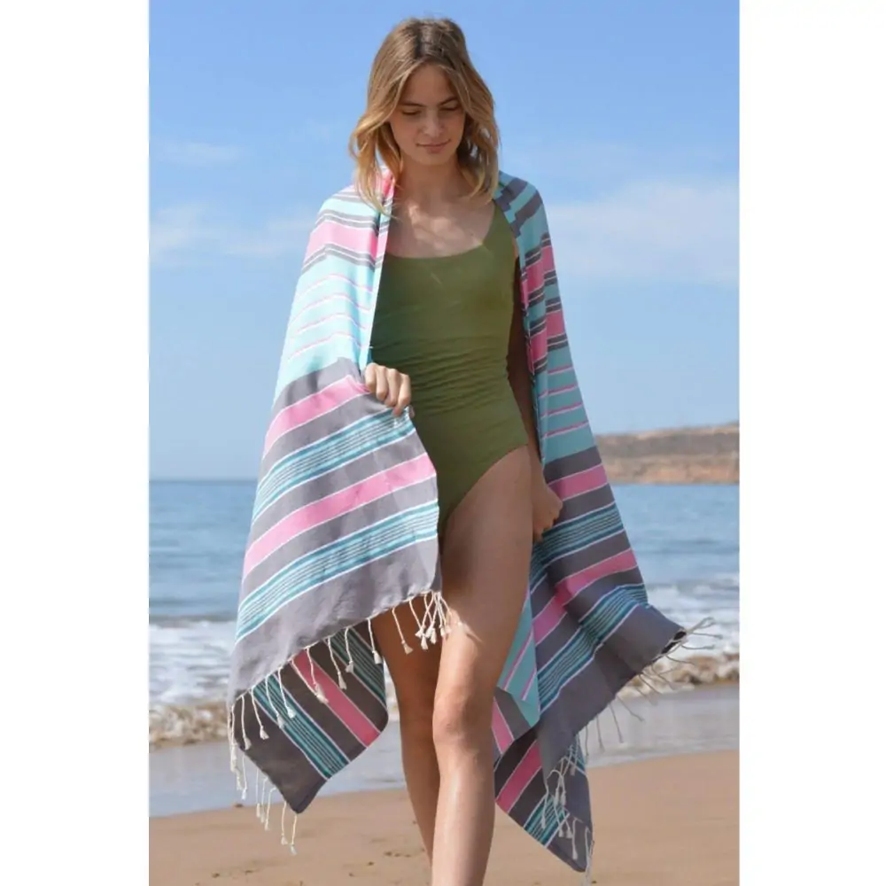 Fouta pareo multicolor,