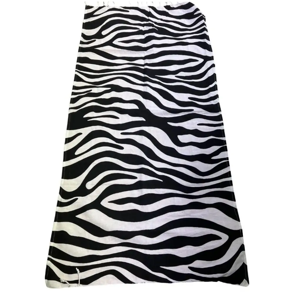 1 Fouta toalla de playa pareo cebra