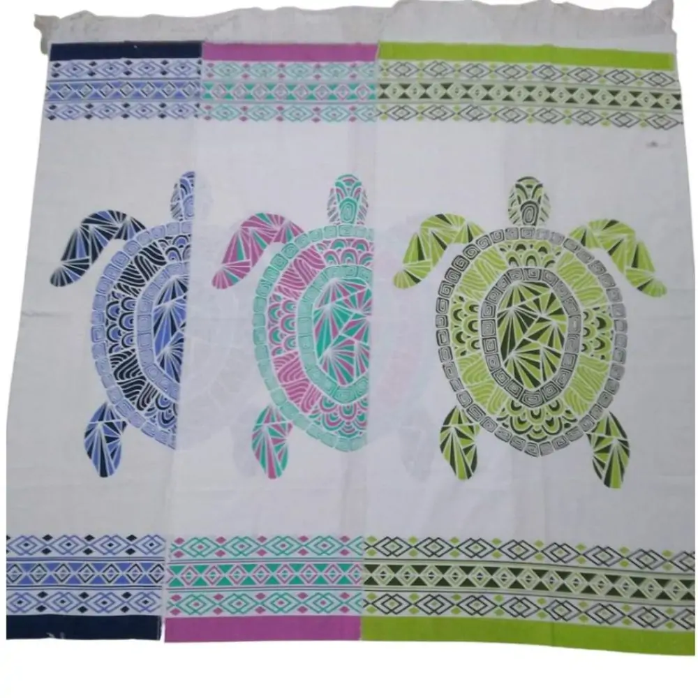 1 Fouta toalla de playa pareo tortuga